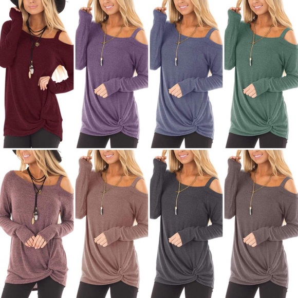 www.style-by-anna.com Tops - 💌PREORDER💌Sweater with Shoulder Cutouts